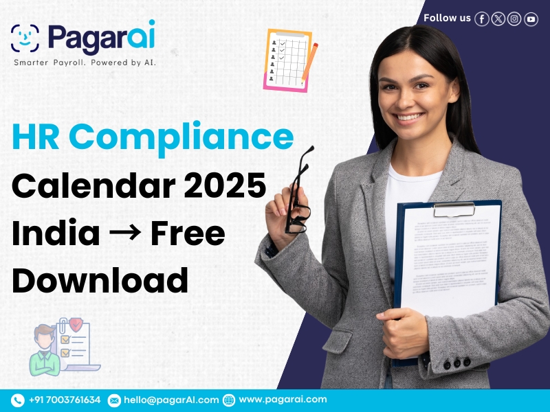 HR Compliance Calendar 2025 India → Free Download