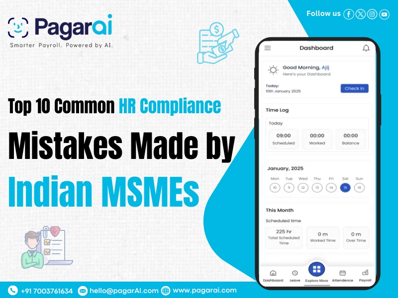 Top 10 Common HR Compliance Mistakes Made by Indian MSMEs
