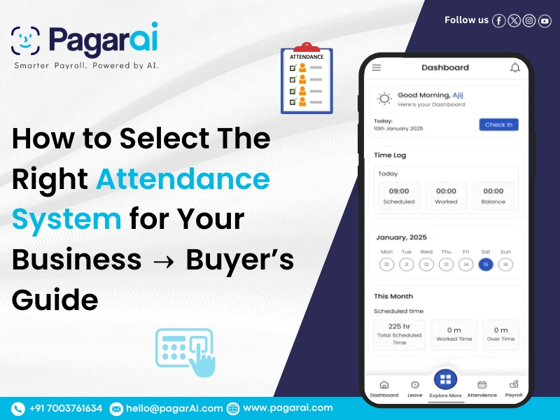 How to Select The Right Attendance System for Your Business → Buyer’s Guide