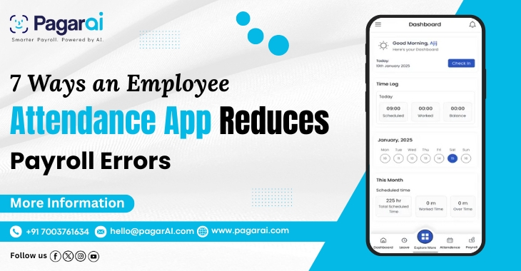 7 Ways an Employee Attendance App Reduces Payroll Errors